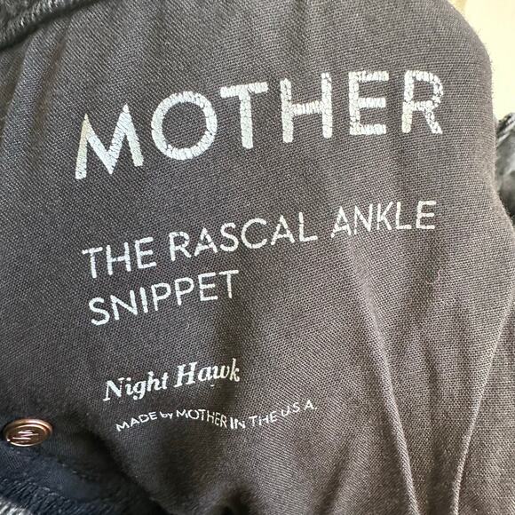 Mother The Rascal Ankle Snippet Jeans in Night Hawk - Picture 9 of 11